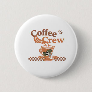 Chapa Redonda De 5 Cm Buenos días Vibes de café - Elegante diseño de la