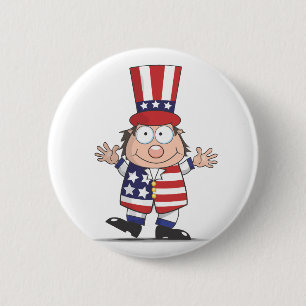 Chapa Redonda De 5 Cm Buenos Estados Unidos