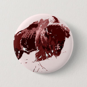 Chapa Redonda De 5 Cm Búfalo - Bison