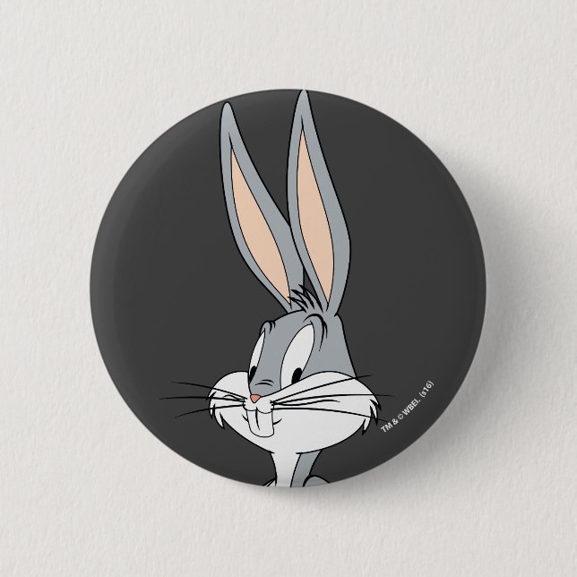 Chapa Redonda De 5 Cm BUGS BUNNY™ | Manos en cadera (Anverso)