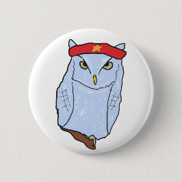 Chapa Redonda De 5 Cm Búho