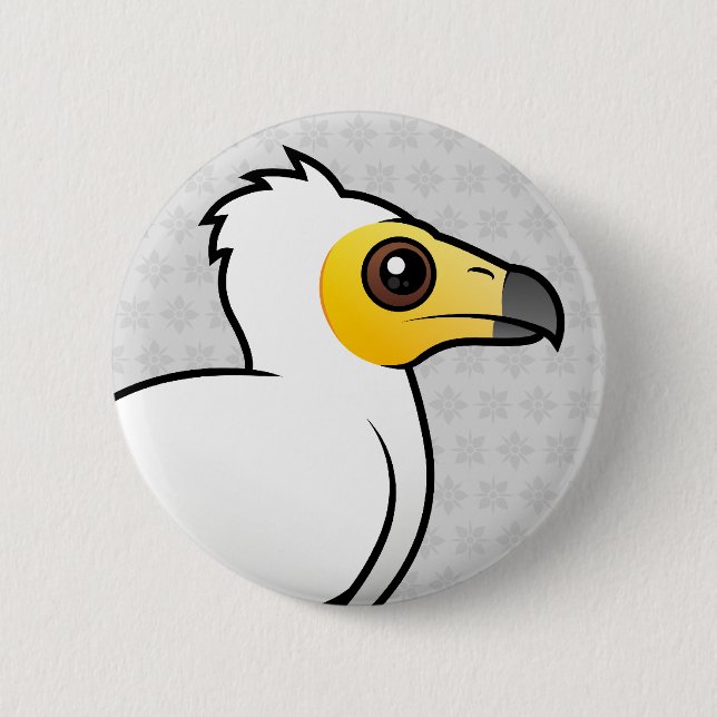 Chapa Redonda De 5 Cm Buitre egipcio (Anverso)