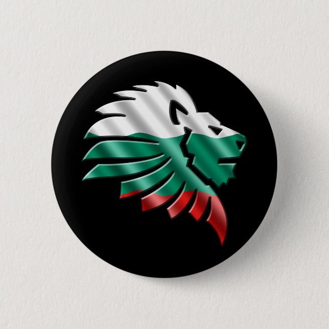 Chapa Redonda De 5 Cm Bulgaria (Anverso)