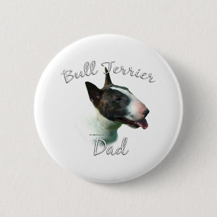 Chapa Redonda De 5 Cm Bull Terrier Dad 2