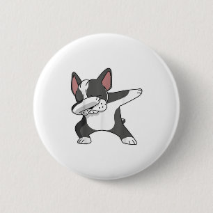 Chapa Redonda De 5 Cm Bulldog Francés Dabbing Dance For Dog Mom Lover