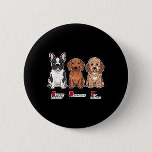Chapa Redonda De 5 Cm Bulldog Francés Dachshund Poodle Toy Divertido Sut