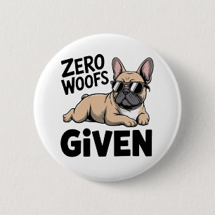 Chapa Redonda De 5 Cm Bulldog Francés Divertido Amante Frenchie Perro An
