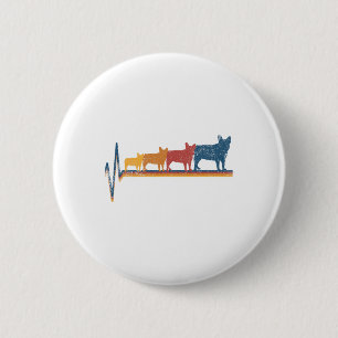 Chapa Redonda De 5 Cm Bulldog francés Lover