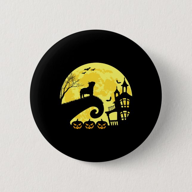 Chapa Redonda De 5 Cm Bulldog francés Moonshine Frenchie Mom (Anverso)