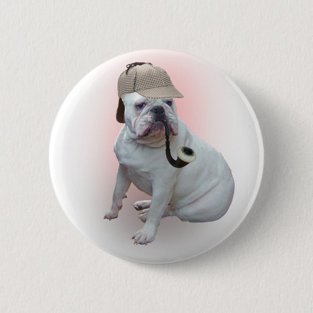 Chapa Redonda De 5 Cm Bulldog inglés (Anverso)