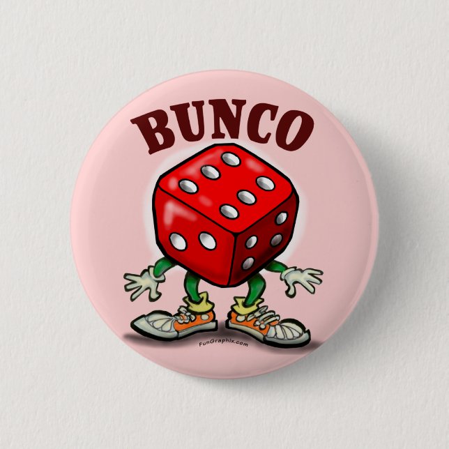 Chapa Redonda De 5 Cm Bunco (Anverso)
