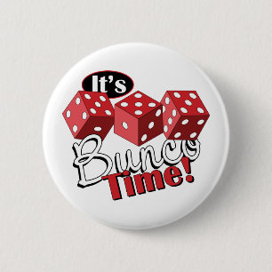 Chapa Redonda De 5 Cm Bunco TIme