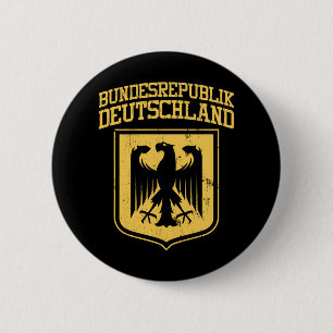 Chapa Redonda De 5 Cm Bundesrepublik Deutschland/alemán Eagle