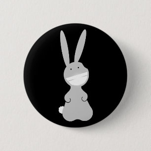 Chapa Redonda De 5 Cm Bunnie Yay