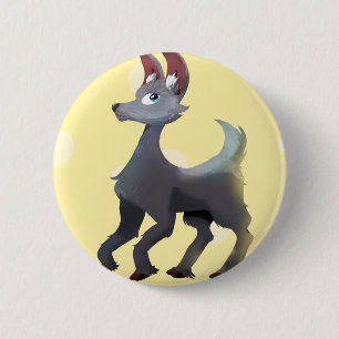 Chapa Redonda De 5 Cm Bunny de la Alpaca - Gris/Iluminación máxima