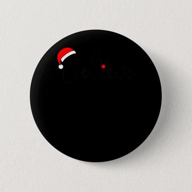 Chapa Redonda De 5 Cm Bunny with Navidad Sweater Xmas Rabbit Navidades (Anverso)