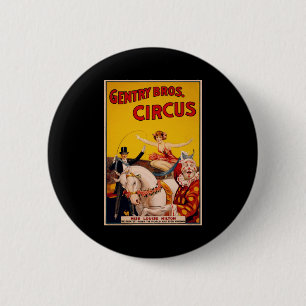 Chapa Redonda De 5 Cm Burguesía alta Bros. Circo