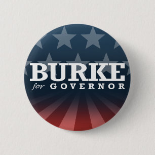 CHAPA REDONDA DE 5 CM BURKE PARA EL GOBERNADOR 2014