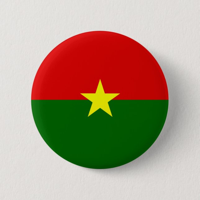 Chapa Redonda De 5 Cm Burkina Faso (Anverso)