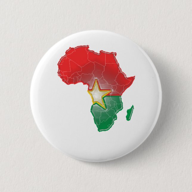 Chapa Redonda De 5 Cm Burkina Faso (Anverso)