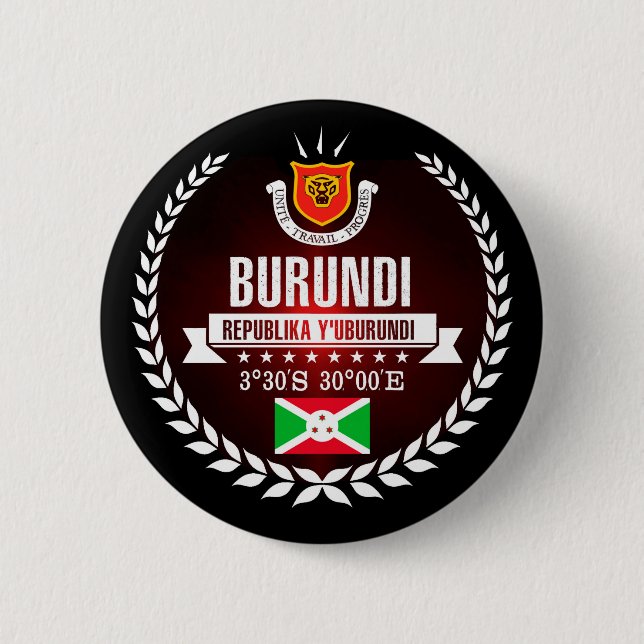 Chapa Redonda De 5 Cm Burundi (Anverso)