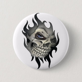 Chapa Redonda De 5 Cm Button, Calavera