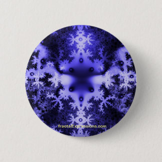 Chapa Redonda De 5 Cm Button - Fractal Sponge