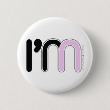 Button, I'm In (rosa)