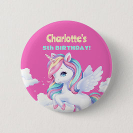 Chapa Redonda De 5 Cm Button to a magical birthday party.