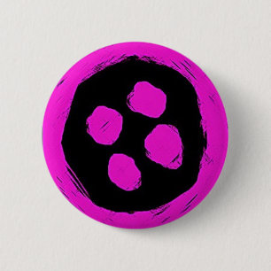 Chapa Redonda De 5 Cm Buttongirl de Katieboy