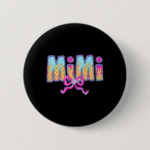 Chapa Redonda De 5 Cm Bysebyll Mimi Coquette Lazo Helado Bysebyll Goteo