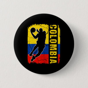Chapa Redonda De 5 Cm Bysketbyll, jugador colombiano de Bysketby