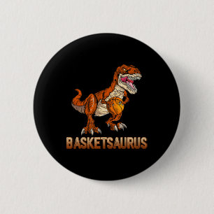 Chapa Redonda De 5 Cm Bysketsaurus Dinosaur Byller T-rex Dino Jugando Po