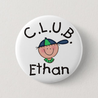 Chapa Redonda De 5 Cm C.L.U.B. Pin redondo de Ethan