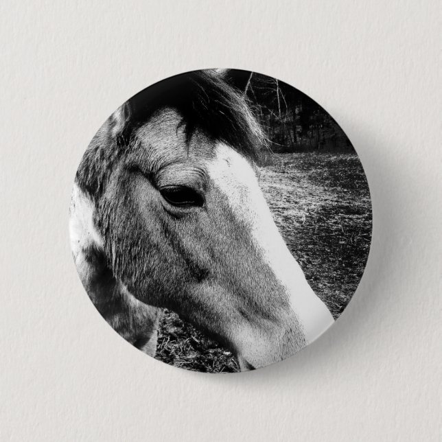 Chapa Redonda De 5 Cm Caballo (Anverso)