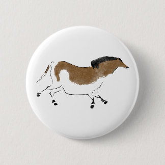 Chapa Redonda De 5 Cm Caballo chino