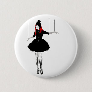 Chapa Redonda De 5 Cm cabaret marionette
