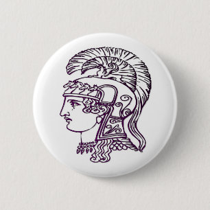 Chapa Redonda De 5 Cm Cabezas romanas