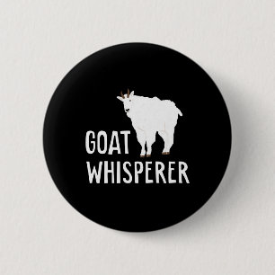 Chapa Redonda De 5 Cm Cabra Whisperer Funny Goat Farm Tshirt Mascota Goa