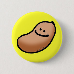 Chapa Redonda De 5 Cm Cacahuete del bebé