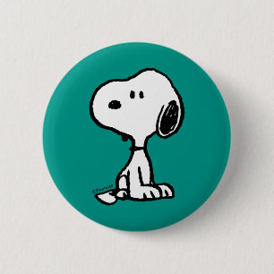 Chapa Redonda De 5 Cm Cacahuetes   Snoopy Turns