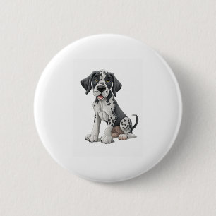 Chapa Redonda De 5 Cm Cachorro de cachorro dálmico gallo de primera cali