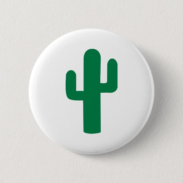 Chapa Redonda De 5 Cm Cactus (Anverso)