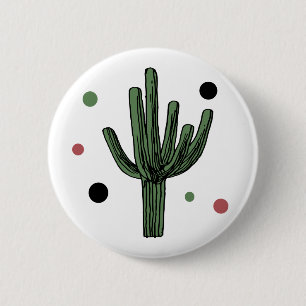 Chapa Redonda De 5 Cm Cactus