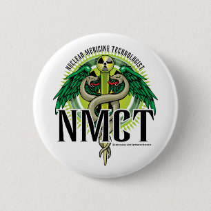 Chapa Redonda De 5 Cm Caduceo de NMCT