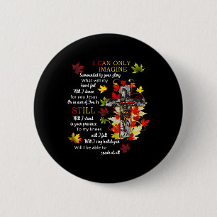 Chapa Redonda De 5 Cm Caer deja cruz a Jesús me imagino cristiano re