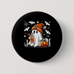 Chapa Redonda De 5 Cm Café dulce para beber fantasma Halloween café fant