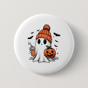Chapa Redonda De 5 Cm Café dulce para beber fantasma Halloween café fant
