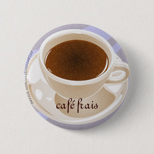 Chapa Redonda De 5 Cm Café Frais