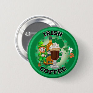 Chapa Redonda De 5 Cm Café Irlandés - Un Elixir.